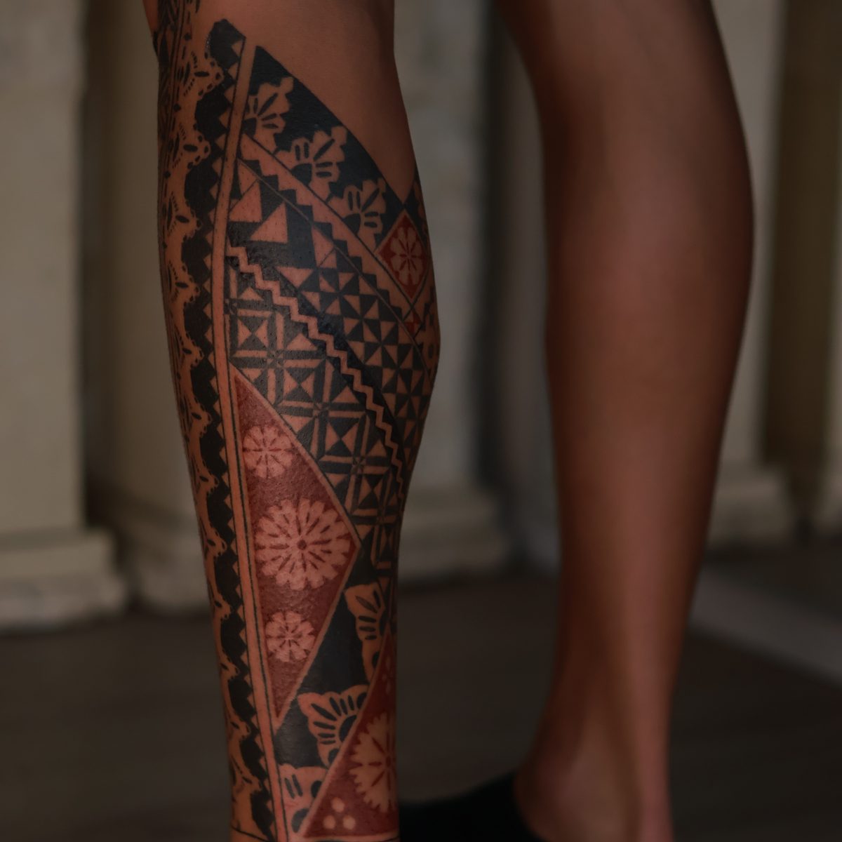 Ornamental design with bold black anchors by Josh Marx